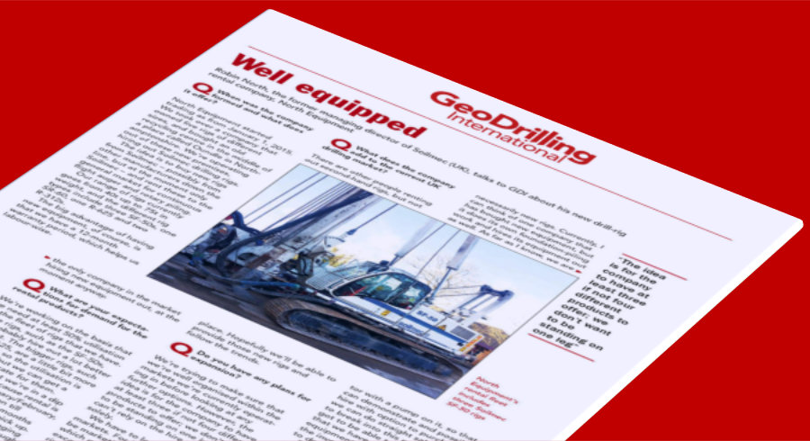 GeoDrilling International Features North Equipment