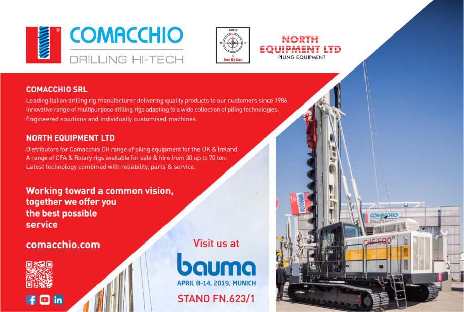 Visit North Equipment and Comacchio bauma 2019