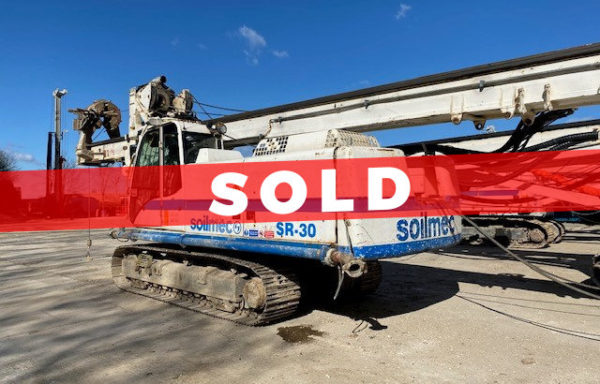 SOLD > Soilmec SR30 CFA Drilling Rig