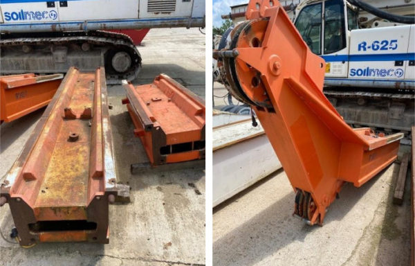 Soilmec R312 Cat Head & Mast Sections